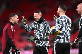 Newcastle United goalkeeper Odysseas Vlachodimos. Vlachodimos has reportedly turned down a move to Al Shabab