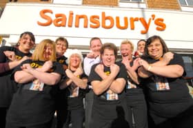 Staff at The Nook branch of Sainsbury's were supporting Joe McElderry in his bid for X Factor success in 2009.