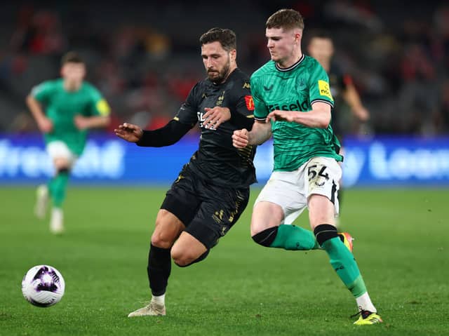 Newcastle United defender Alex Murphy. Murphy is currently on-loan at Bolton Wanderers.