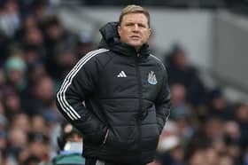 Newcastle United head coach Eddie Howe