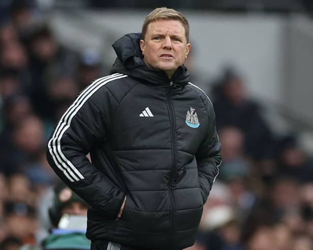 Newcastle United head coach Eddie Howe