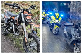 Northumbria Police seizes bikes across its force area, including these in Gateshead
