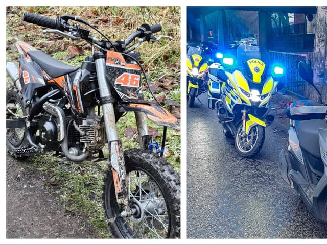 Northumbria Police seizes bikes across its force area, including these in Gateshead