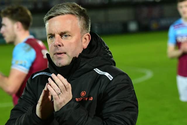 South Shields manager Elliott Dickman (photo Kevin Wilson)