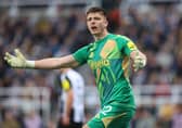 Newcastle United goalkeeper Nick Pope. Pope was not pictured in training ahead of the clash with Southampton.