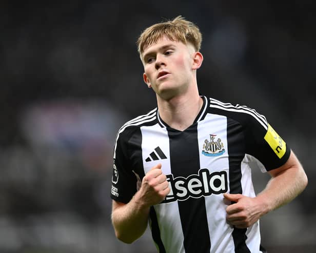 Newcastle United defender Lewis Hall