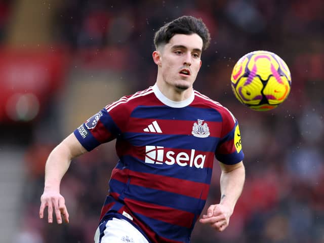 Newcastle United defender Tino Livramento. 
