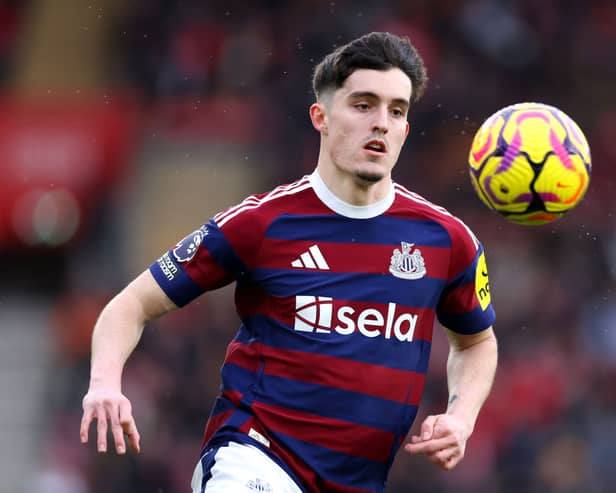 Newcastle United defender Tino Livramento. 