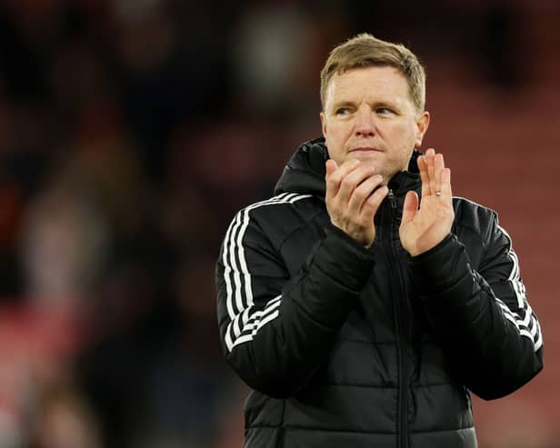 Eddie Howe, manager of Newcastle United. (Photo by Eddie Keogh/Getty Images).