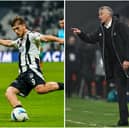 Besiktas manager Ole Gunnar Solskjaer and striker Semih Kiliscoy. Kiliscoy has been linked with a move to Newcastle United this month.