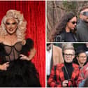 Drag Race stars and celebrities were among hundreds of people who gathered to celebrate the life of The Vivienne on Monday (January 27).