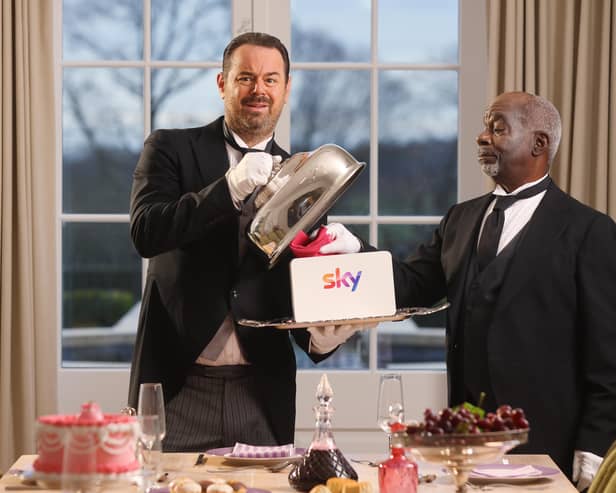 Danny Dyer marks his new role as the 'Broadband Butler'