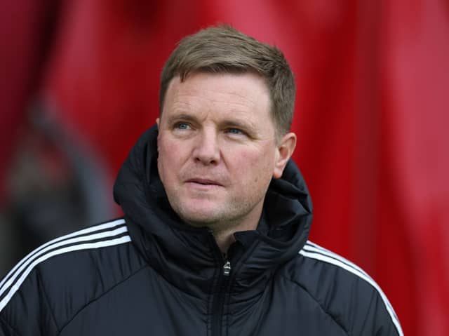 Newcastle United head coach Eddie Howe