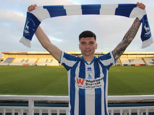 Jamie Miley has joined Hartlepool United from Newcastle United.