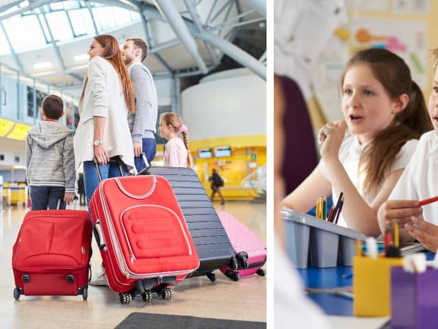 A record number of notices for term-time holidays were issued in the last school year