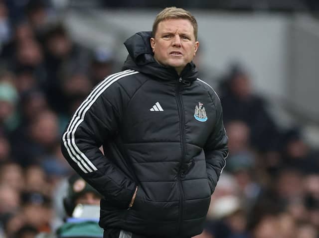 Newcastle United head coach Eddie Howe