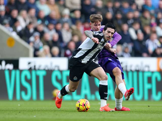 Newcastle United midfielder Sandro Tonali. 