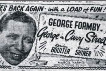 George Formby's latest film was pulling in the crowds at the Super Regent Cinema.