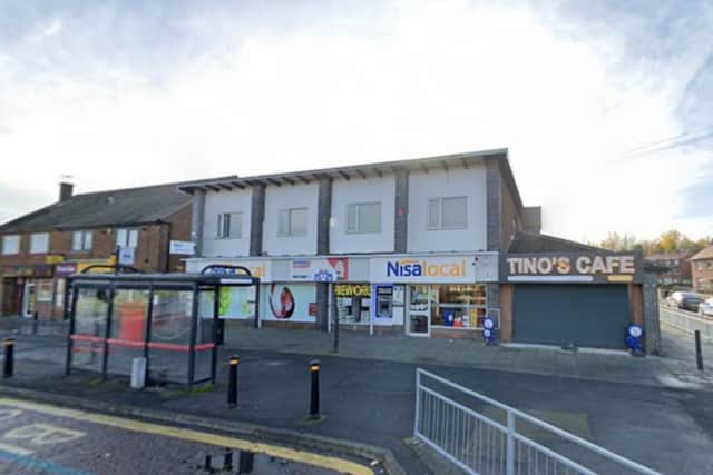 Tino’s Café made the planning application as it wanted to up the number of takeaways it served