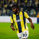 Allan Saint-Maximin of Fenerbahce looks on during the match. Fenerbahce and Basaksehir faced each other in the Trendyol Super League , the match took place at Sukru Saracoglu Stadium on December 15, 2024 (Photo by Yagiz Gurtug / Middle East Images / Middle East Images via AFP) (Photo by YAGIZ GURTUG/Middle East Images/AFP via Getty Images)
