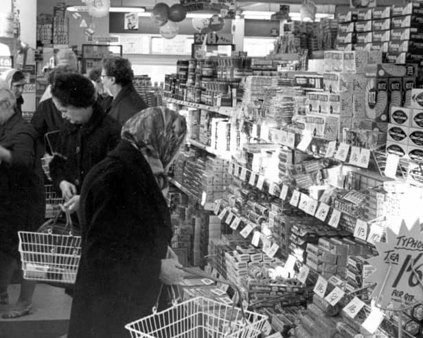 Customers were enjoying the new self service store of China Craft.
Here they are having a browse in September 1969.