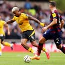 Wolves midfielder Mario Lemina. Lemina is close to signing for Galatasaray.