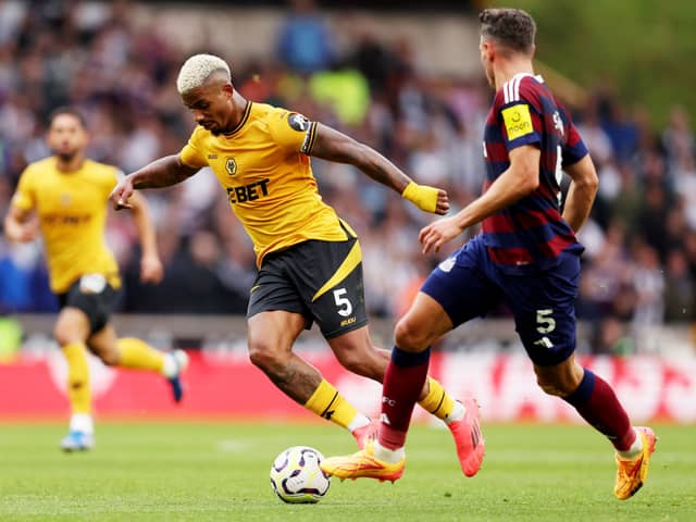 Wolves midfielder Mario Lemina. Lemina is close to signing for Galatasaray.