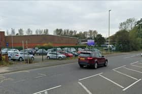New electric vehicle charging hub planned for site in Bede Industrial Estate, view from A185