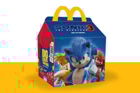 The new Sonic 3 McDonald's Happy Meal