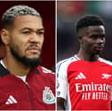 Joelinton is a doubt to face Arsenal. Bukayo Saka will not feature against Newcastle United