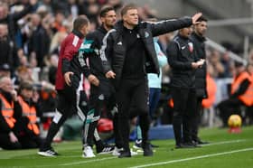 Newcastle United head coach Eddie Howe