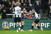 Newcastle United beat Arsenal 2-0 at St James’ Park. 