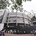 St. James' Park, home of Newcastle United. 