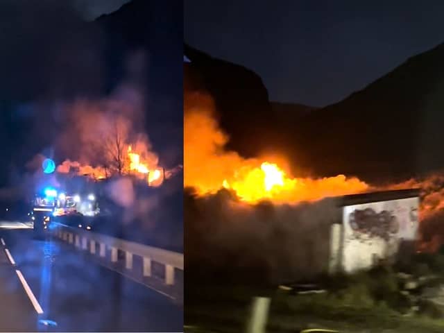 Fire at property once owned by Jimmy Savile.