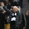 Former Newcastle striker John Tudor waves to the crowd during half time during the Premier League match between Newcastle United and Crystal Palace at St. James Park on April 06, 2019 in Newcastle upon Tyne, United Kingdom. (Photo by Stu Forster/Getty Images)