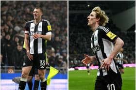 Dan Burn and Anthony Gordon are doubts to face Manchester City at the weekend.
