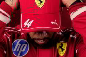 This special edition Lewis Hamilton Ferrari cap is the most-sought after F1 merch this year