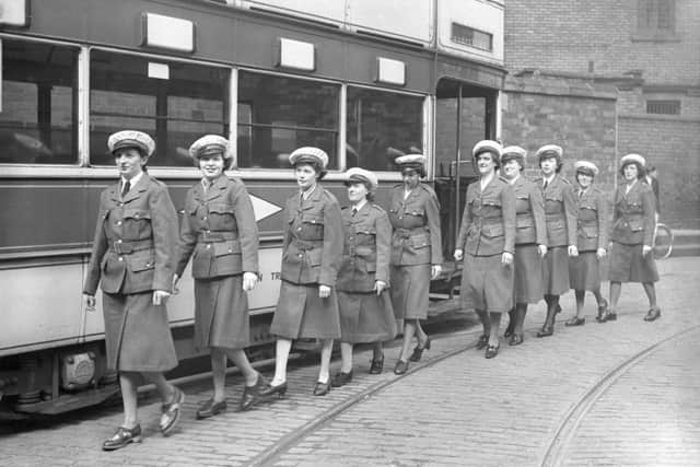 Tell us if you recognise these bus conductresses who were on duty in Sunderland in the war years.