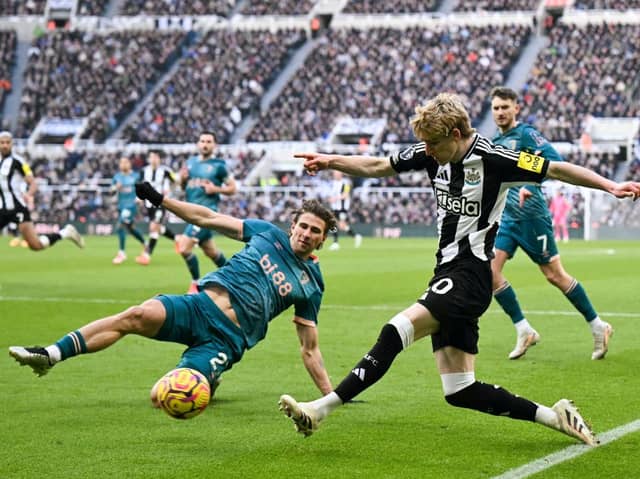 Dean Huijsen in action against Newcastle United last month