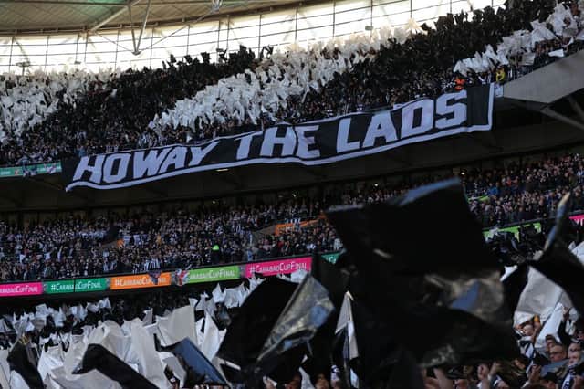 Newcastle United fans will be returing to Wembley Stadium this weekend. 