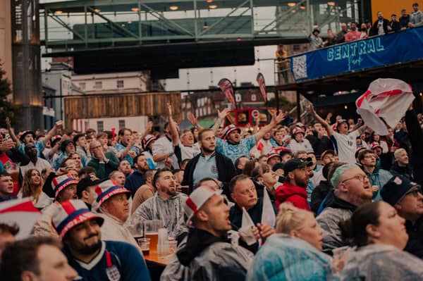 A previous fanzone event