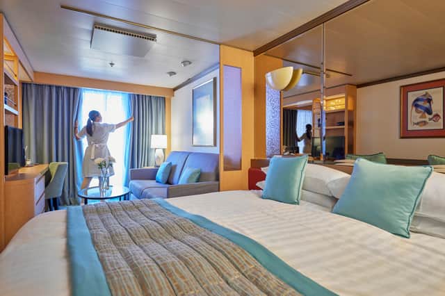 Cabin stewardess in a Terrace Cabin
