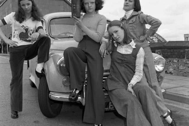 Ready to star on the stage were  Beverley Horn, 14, of Sunderland; Caren Lumsdale, 11 of South Shields; Geraldine Cobb, 13, of South Shields; and Joanna Garbutt of Washington.