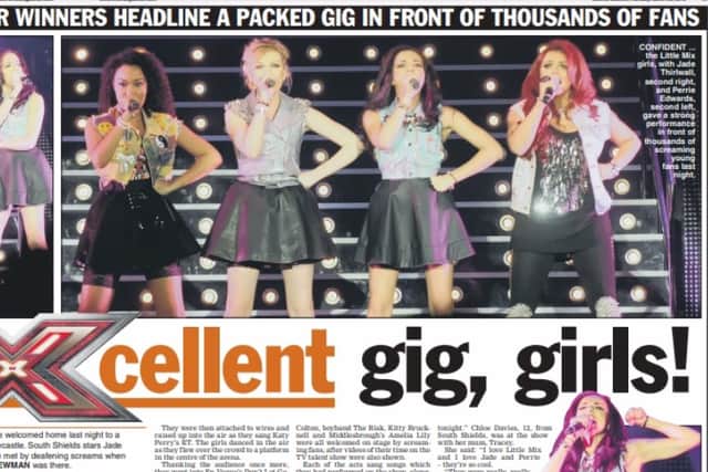 How we reported on the mega 2012 gig in this Shields Gazette archive article.