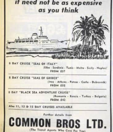 Deals worth looking at in 1972. Look at this range of offers from Common Bros.