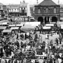 An undated view of South Shields Market Place.