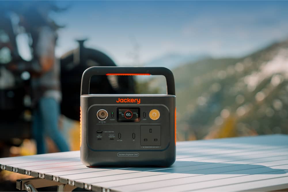 The Jackery Explorer 240 V2 is the most compact AC power station in the range