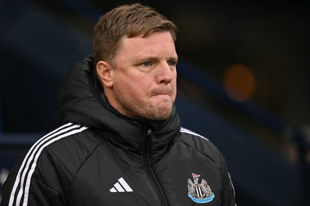 Newcastle United head coach Eddie Howe