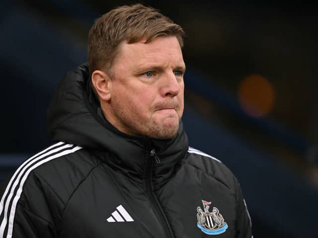Newcastle United head coach Eddie Howe