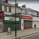 The row of shops in Fowler Street where a new takeaway has been granted permission to open